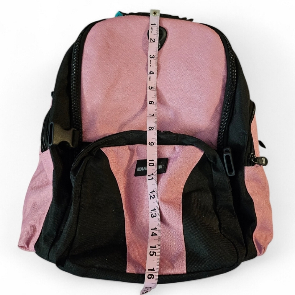 Y2K Manhattan Pink/Black Large Backpack - Picture 14 of 16